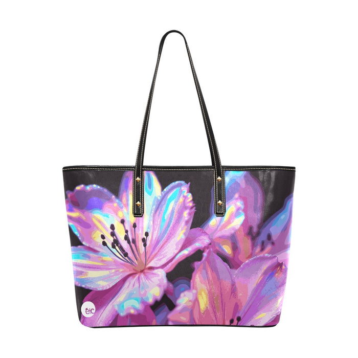 ETC Limited Edition Pearl Petal PU Leather Tote