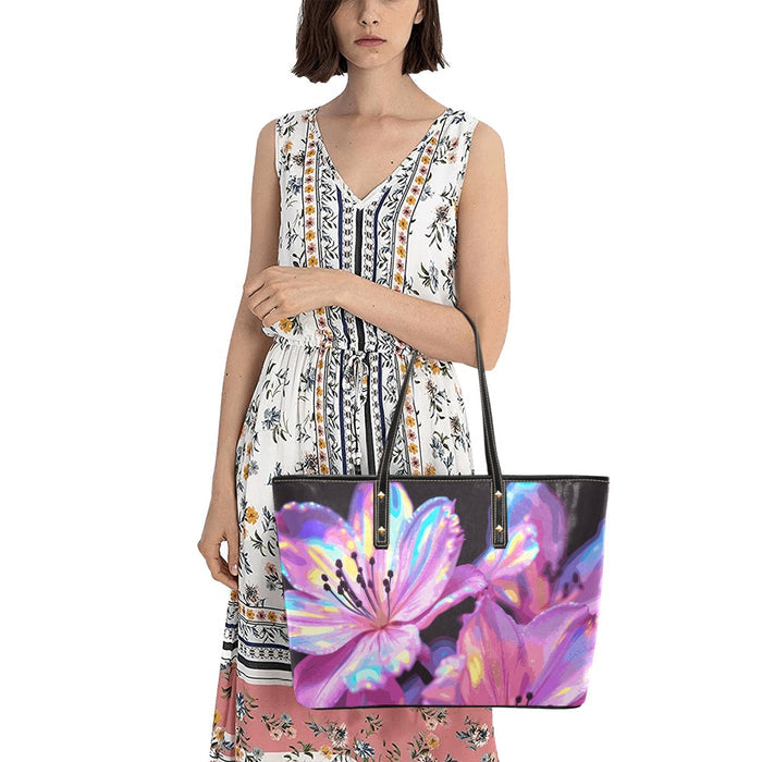 ETC Limited Edition Pearl Petal PU Leather Tote