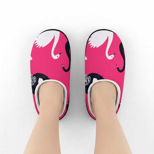 ETC Love Swan Cotton Slippers
