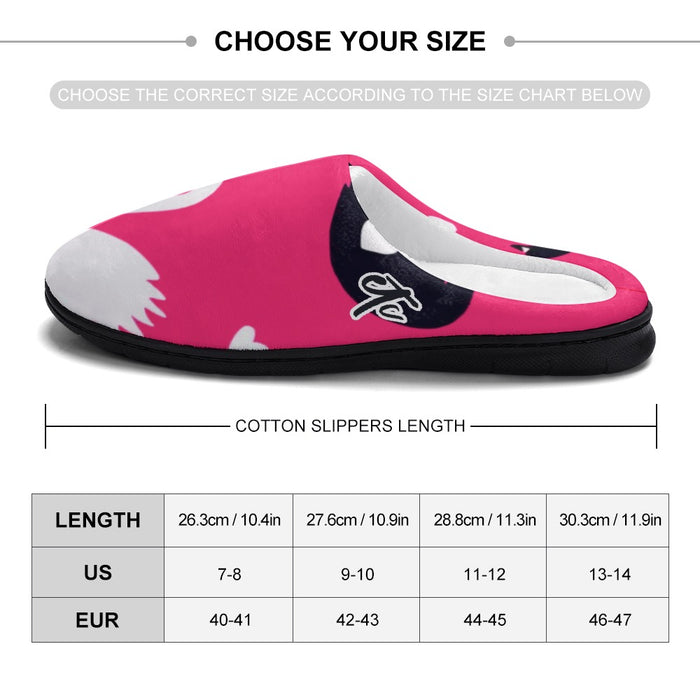 ETC Love Swan Cotton Slippers