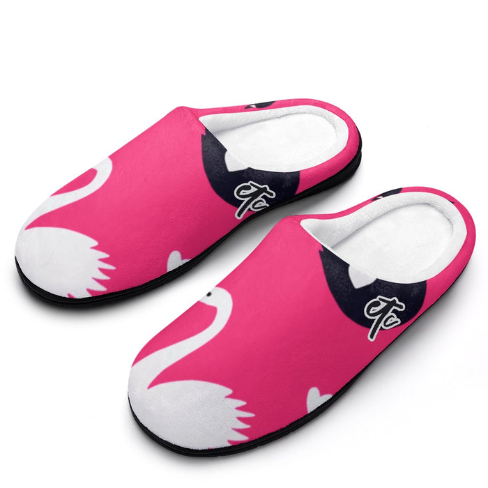 ETC Love Swan Cotton Slippers