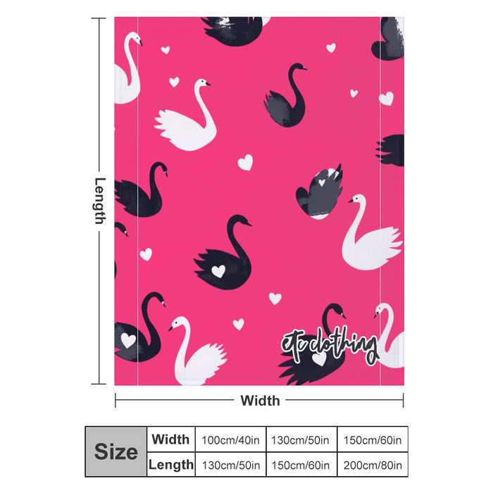 ETC Love Swans Blankie