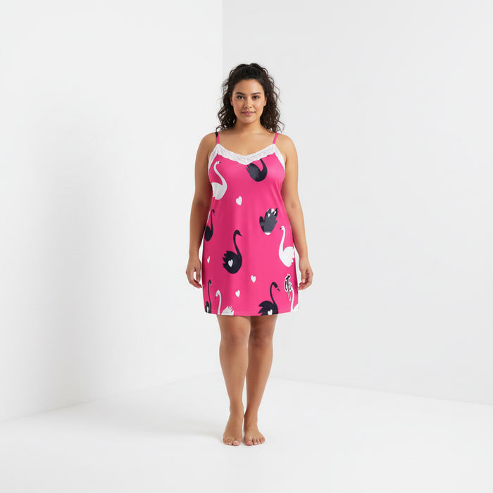 ETC Love Swans Slip Dress