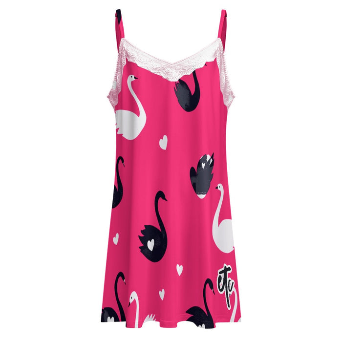 ETC Love Swans Slip Dress