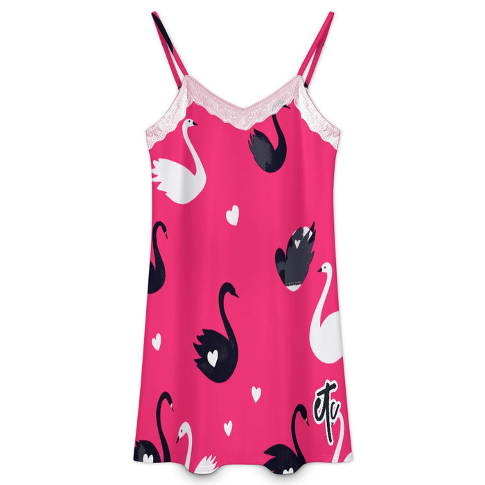 ETC Love Swans Slip Dress