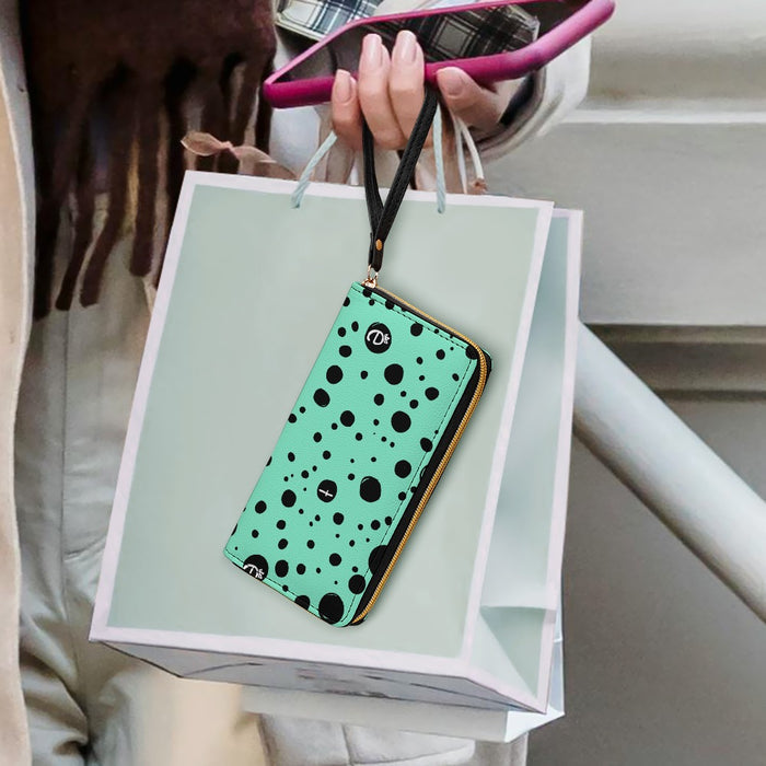 ETC Mint Circles PU Leather Wallet