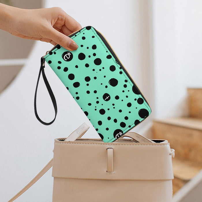 ETC Mint Circles PU Leather Wallet