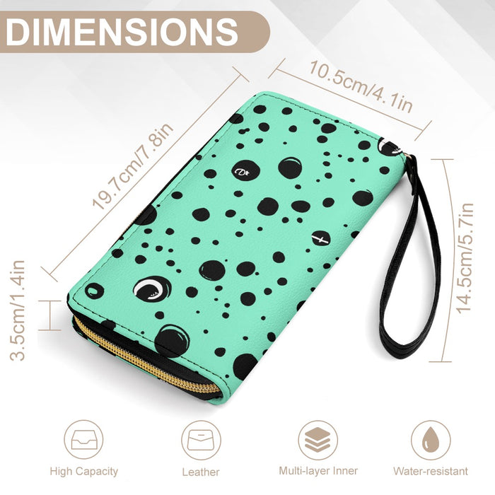 ETC Mint Circles PU Leather Wallet