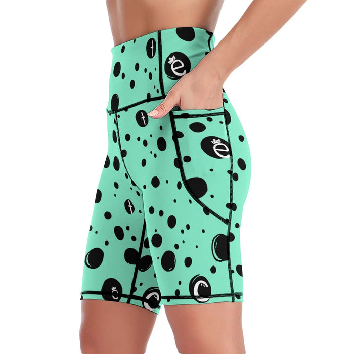 ETC Mint Circles Short Leggings