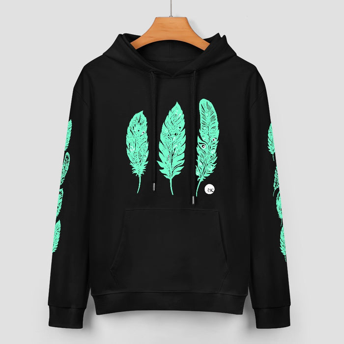 ETC Mint Feather Cotton Hoodie