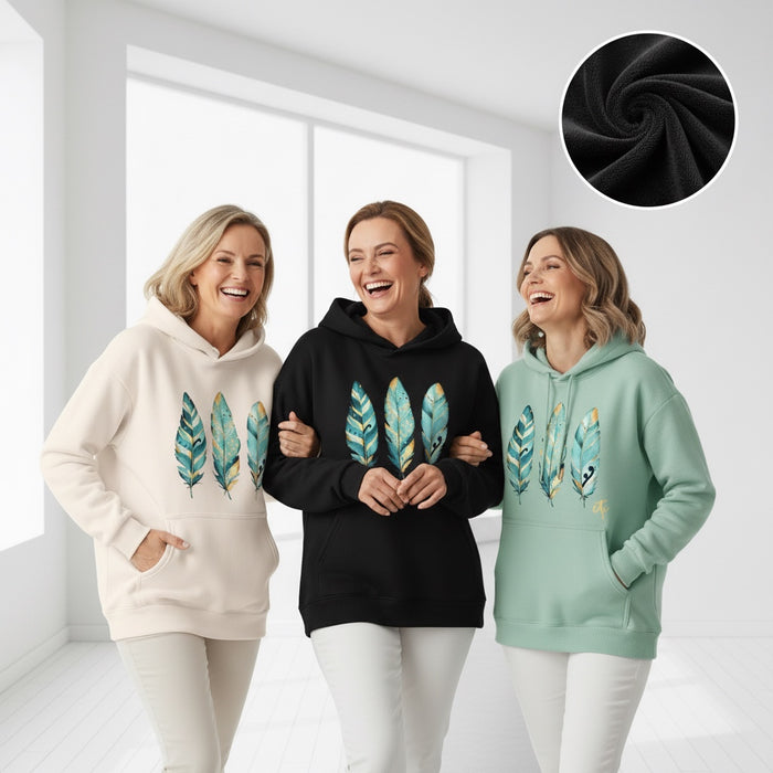 ETC Mint Feather Minx Fleece Hoodie