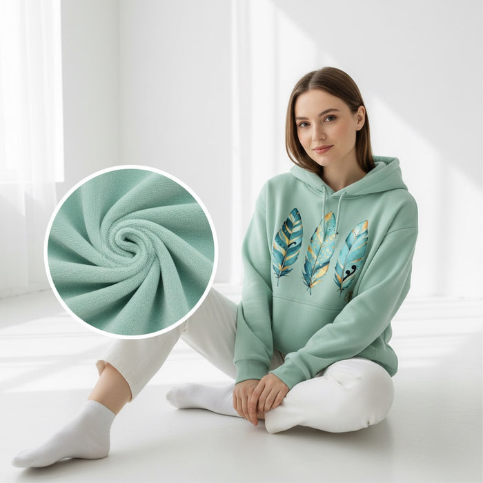 ETC Mint Feather Minx Fleece Hoodie