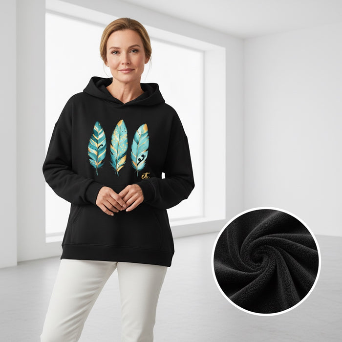 ETC Mint Feather Minx Fleece Hoodie