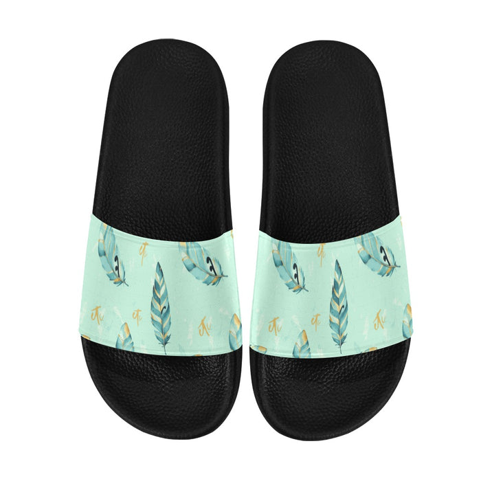 ETC Mint Feather Slides