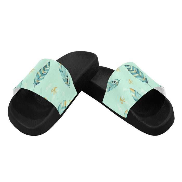 ETC Mint Feather Slides
