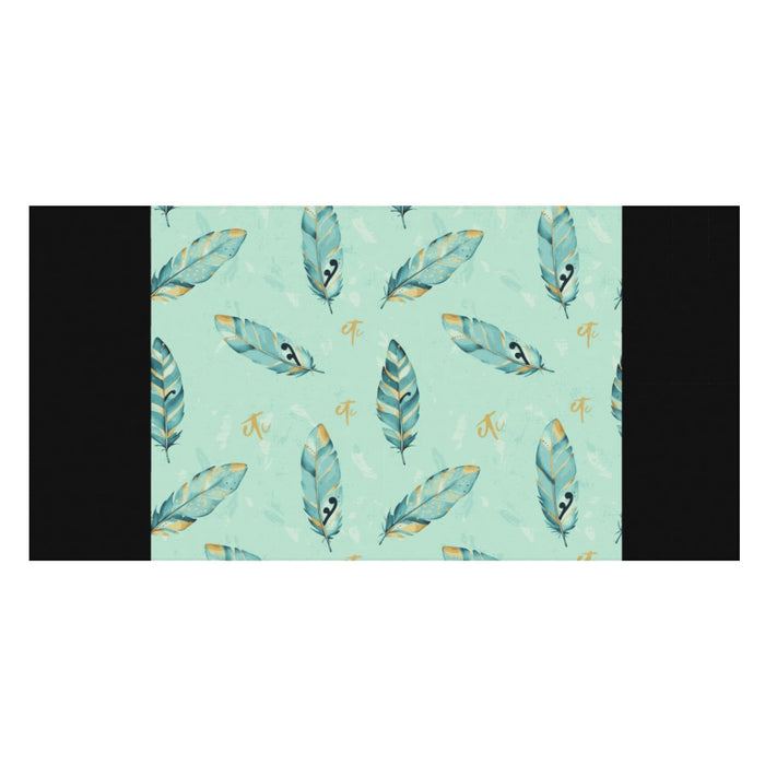 ETC Mint Feathers Beach Towel