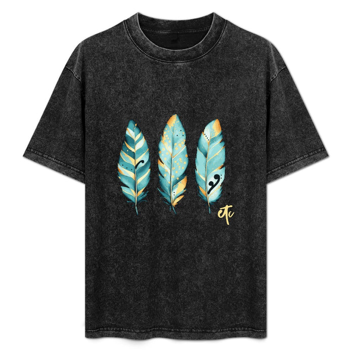 ETC Mint Feathers Vintage Wash Tee