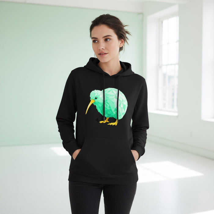 ETC Mint Kiwi Black Cotton Hoodie