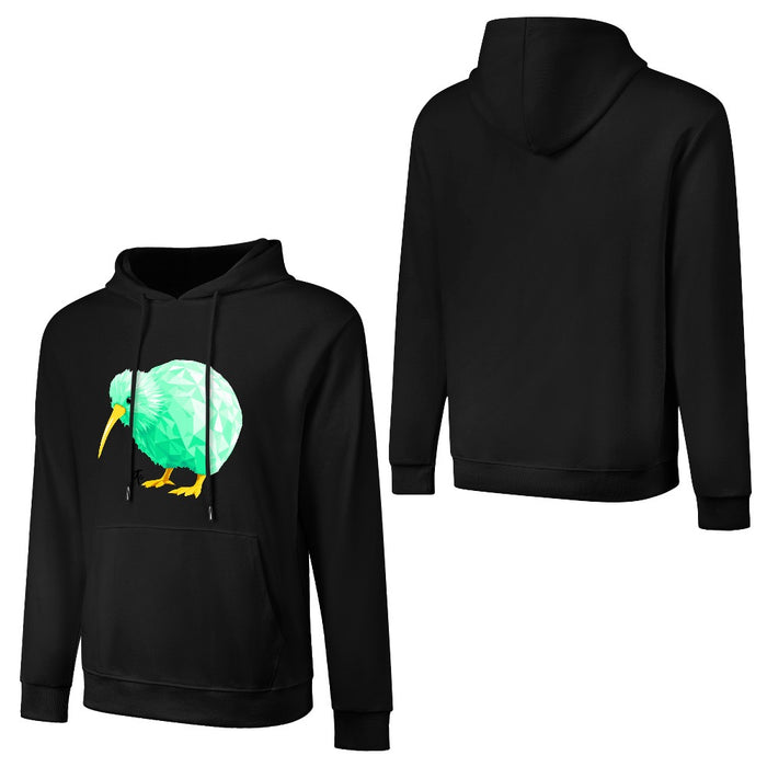 ETC Mint Kiwi Black Cotton Hoodie