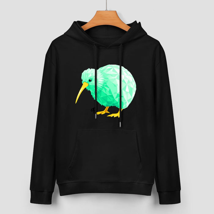ETC Mint Kiwi Black Cotton Hoodie