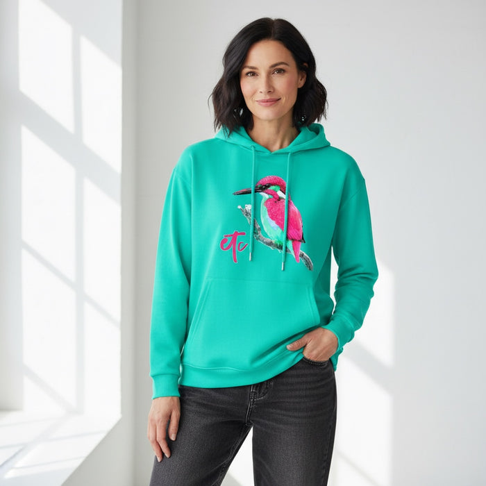 ETC Mint Neon King Fisher Cotton Hoodie