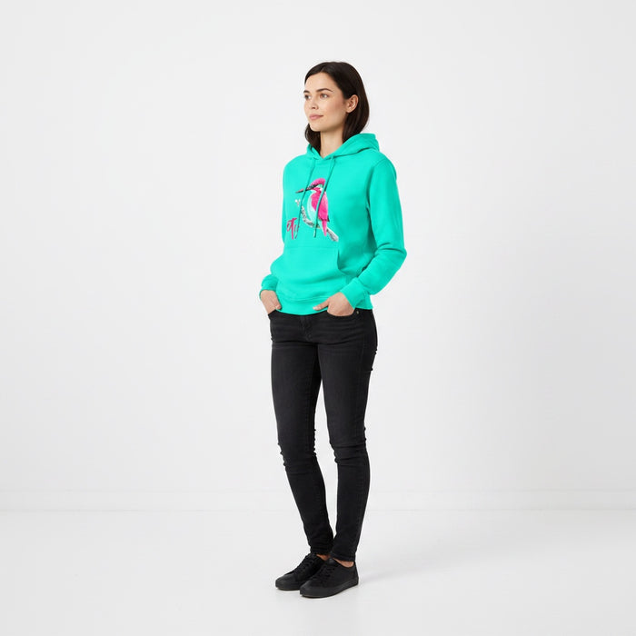 ETC Mint Neon King Fisher Cotton Hoodie