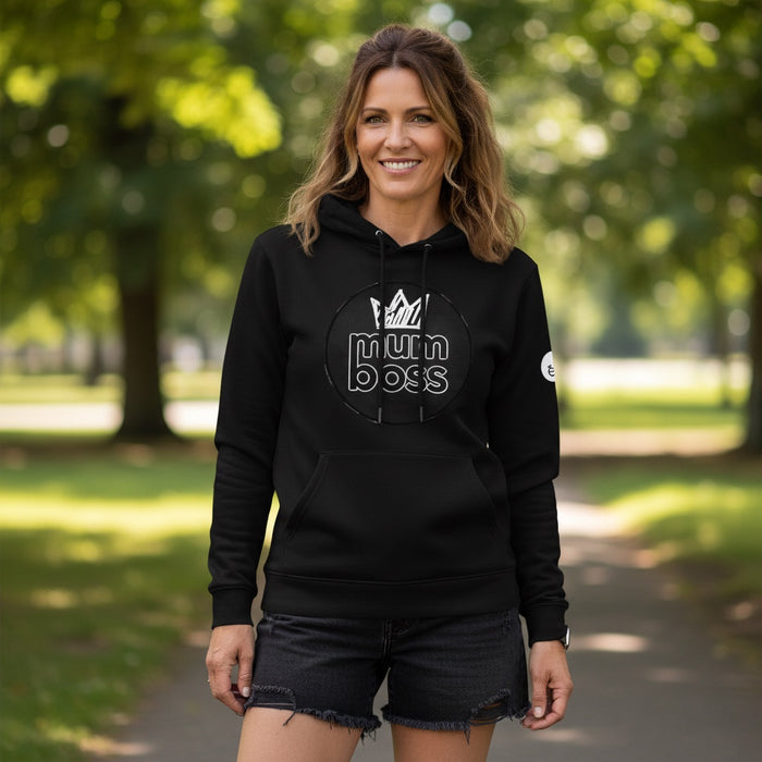 ETC Mum Boss Black Cotton Hoodie