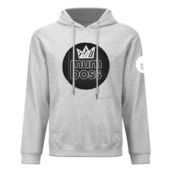 ETC Mum Boss Grey Cotton Hoodie