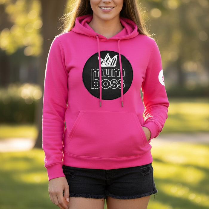 ETC Mum Boss Pink Cotton Hoodie