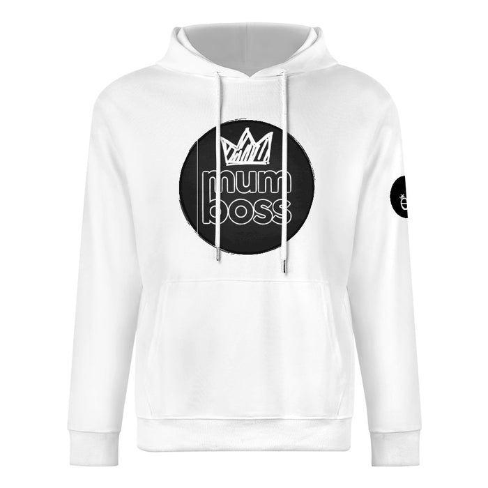 ETC Mum Boss White Cotton Hoodie