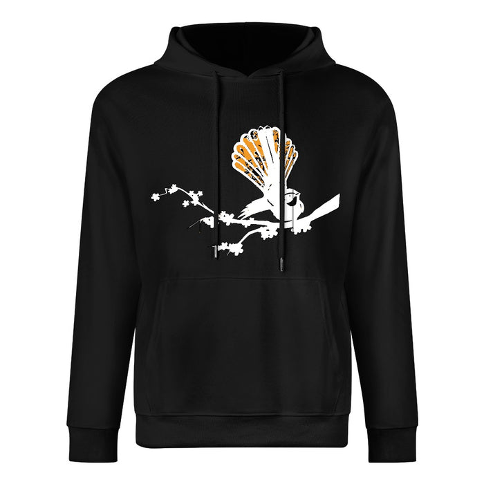 ETC Mustard Floral Fantail Cotton Hoodie