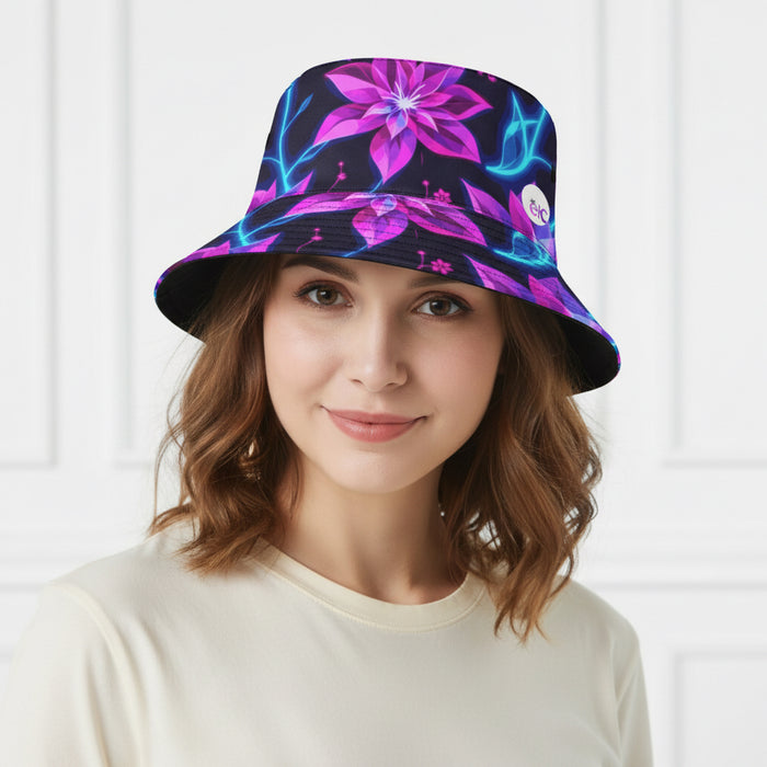 ETC Neon Floral Bucket Hat