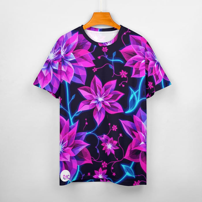 ETC Neon Floral Cotton Tee