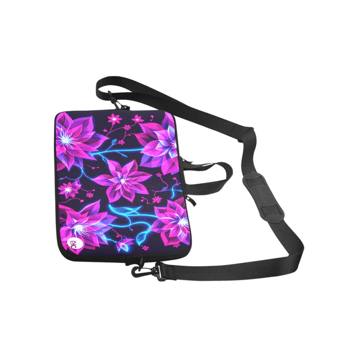 ETC Neon Floral Laptop Bag