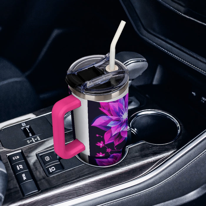 ETC Neon Floral Travel Mug