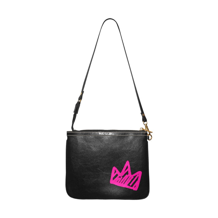 ETC Old School Pink Crown Shoulder Bag