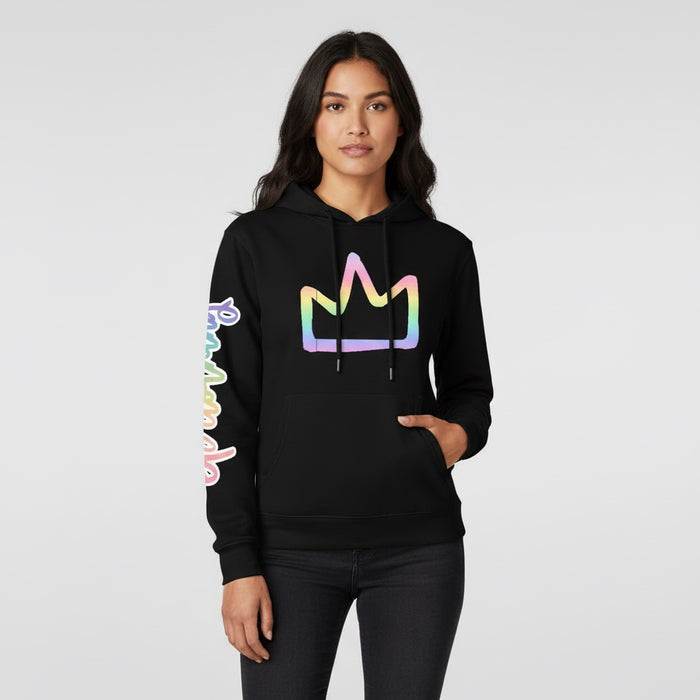 ETC Ombre Rainbow Crown Hoodie