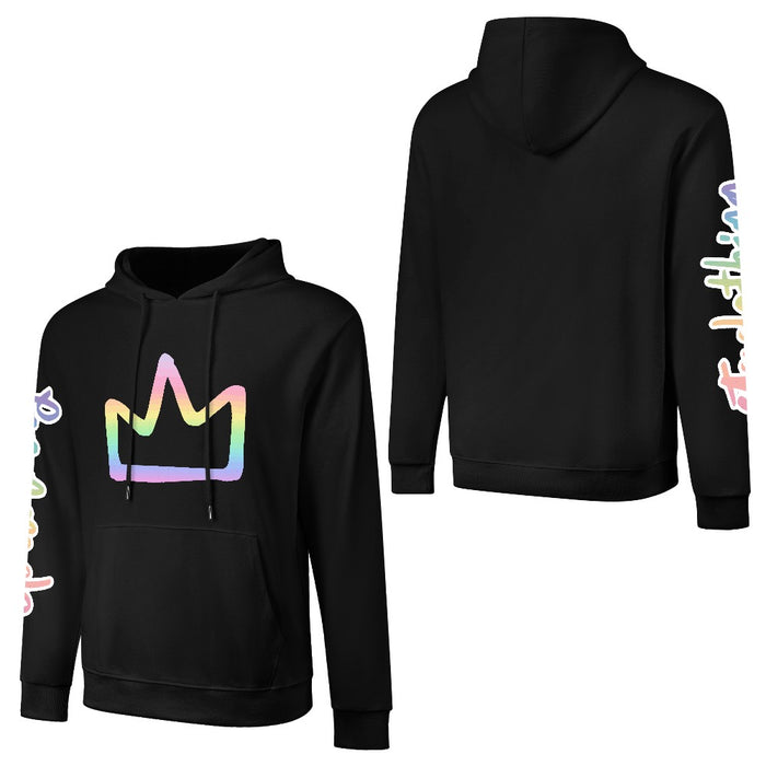 ETC Ombre Rainbow Crown Hoodie