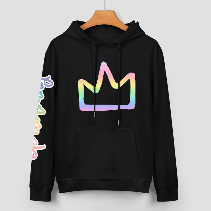 ETC Ombre Rainbow Crown Hoodie
