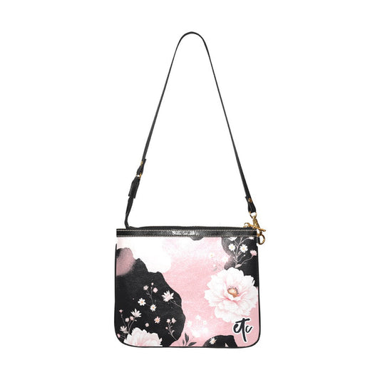 ETC Painted Floral Shoulder Bag