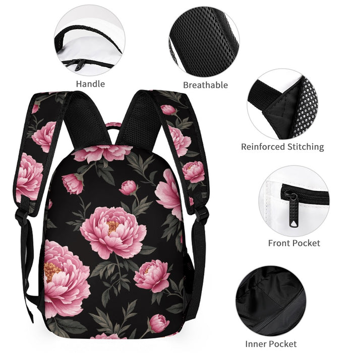 ETC Peonie Floral Backpack set