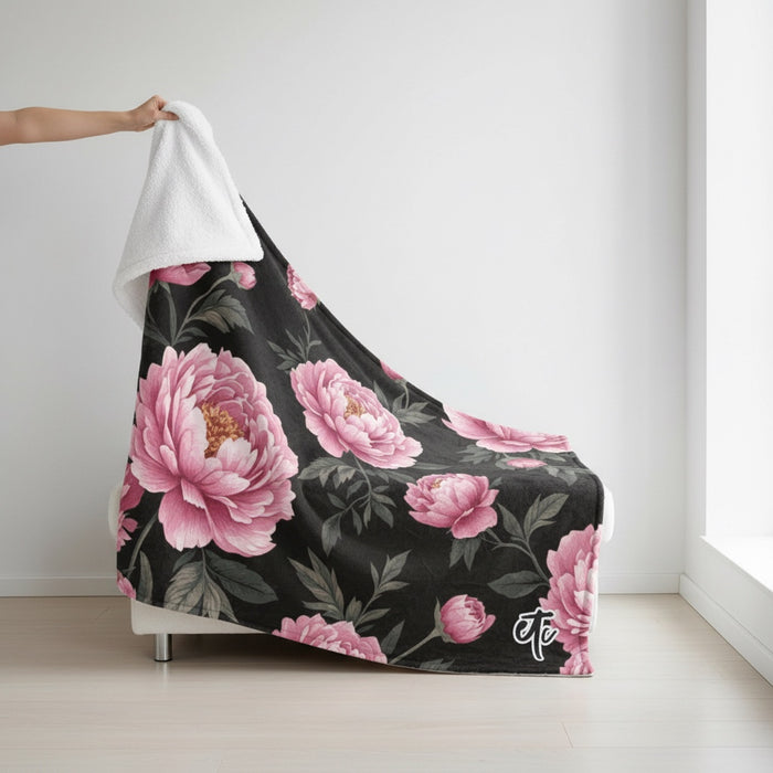 ETC Peonies Floral Blanket ( Multi Sizes )