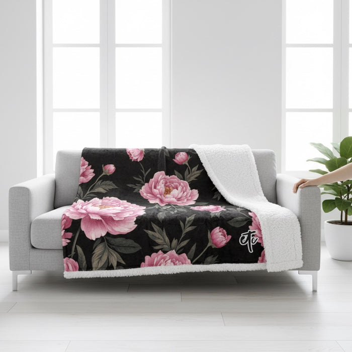 ETC Peonies Floral Blanket ( Multi Sizes )
