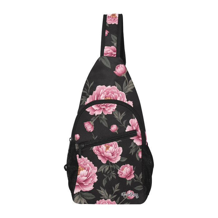ETC Peonies Floral Shoulder Back Pack