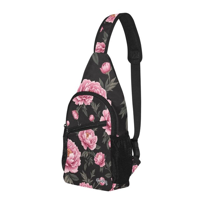 ETC Peonies Floral Shoulder Back Pack
