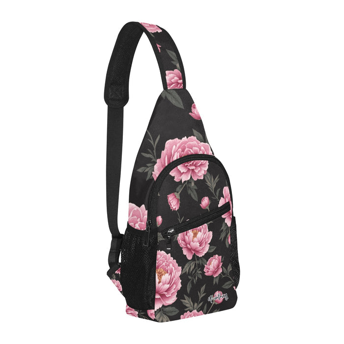 ETC Peonies Floral Shoulder Back Pack