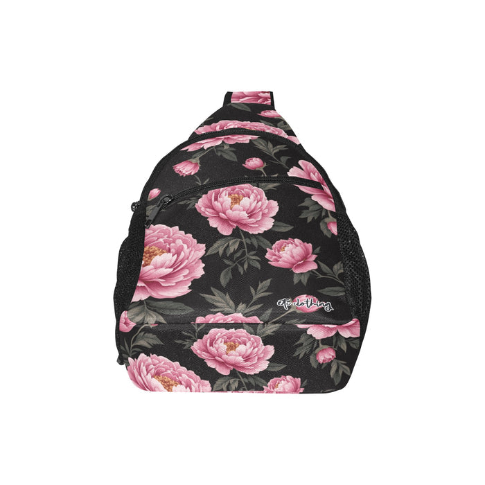 ETC Peonies Floral Shoulder Back Pack