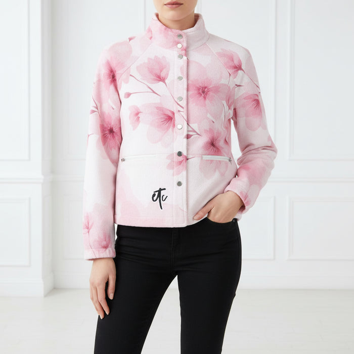 ETC Pink Bloom Plush Jacket