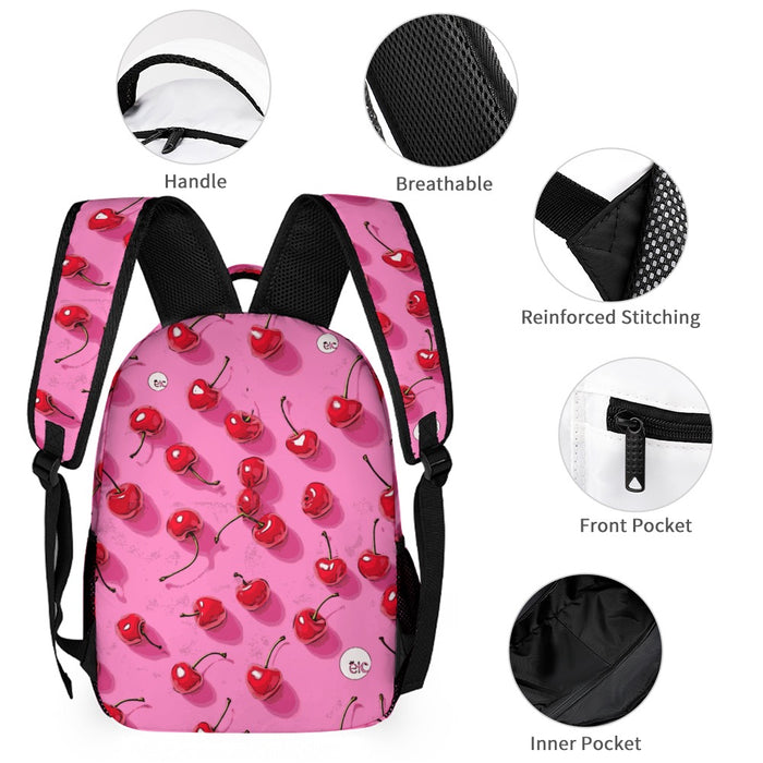 ETC Pink Cherries Back Pack Set
