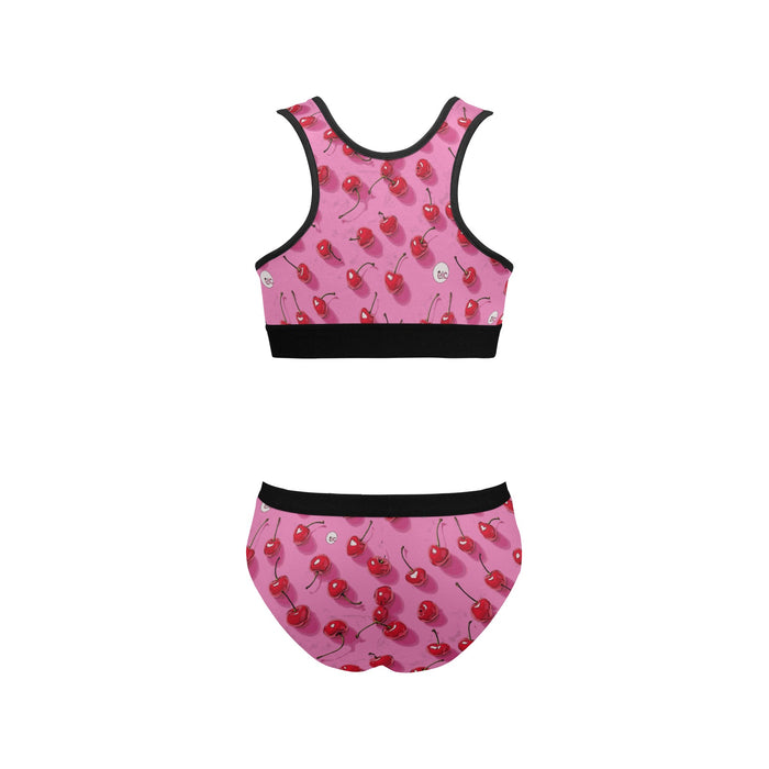 ETC Pink Cherries Bra Set